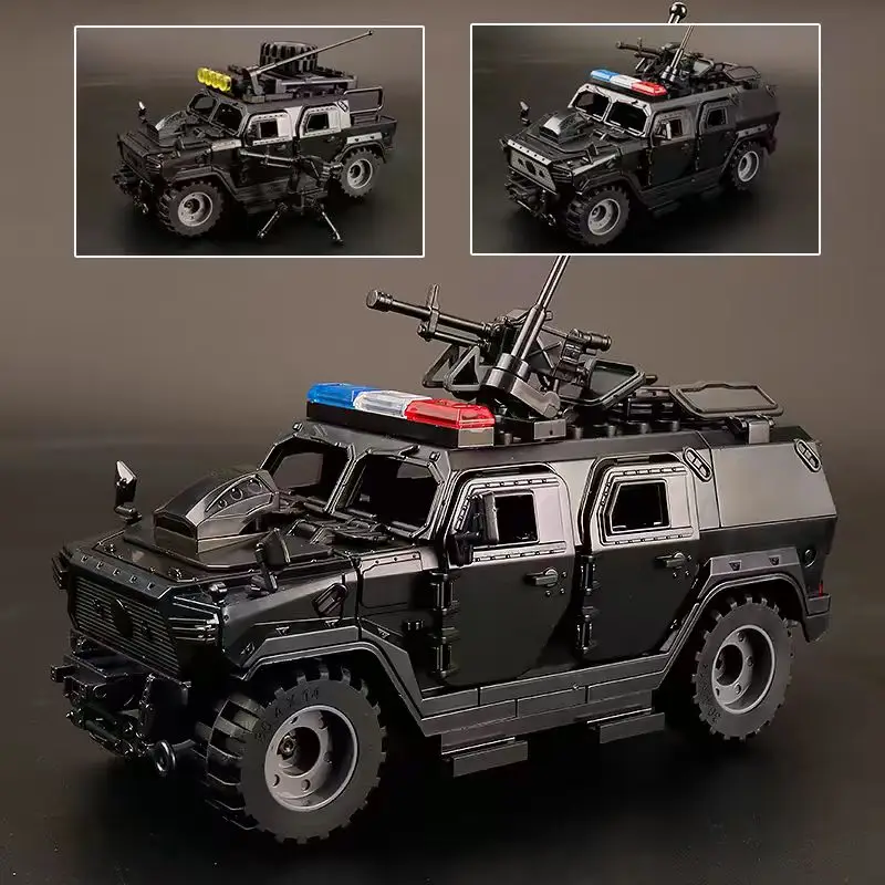 Elite Tactical Military Vehicle & SWAT Weaponry Building Set