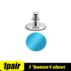 Magnetic Wall - Mounted Curtain Closure Set - Detachable Metal Buckle Fasteners - 17MM (1 pair)