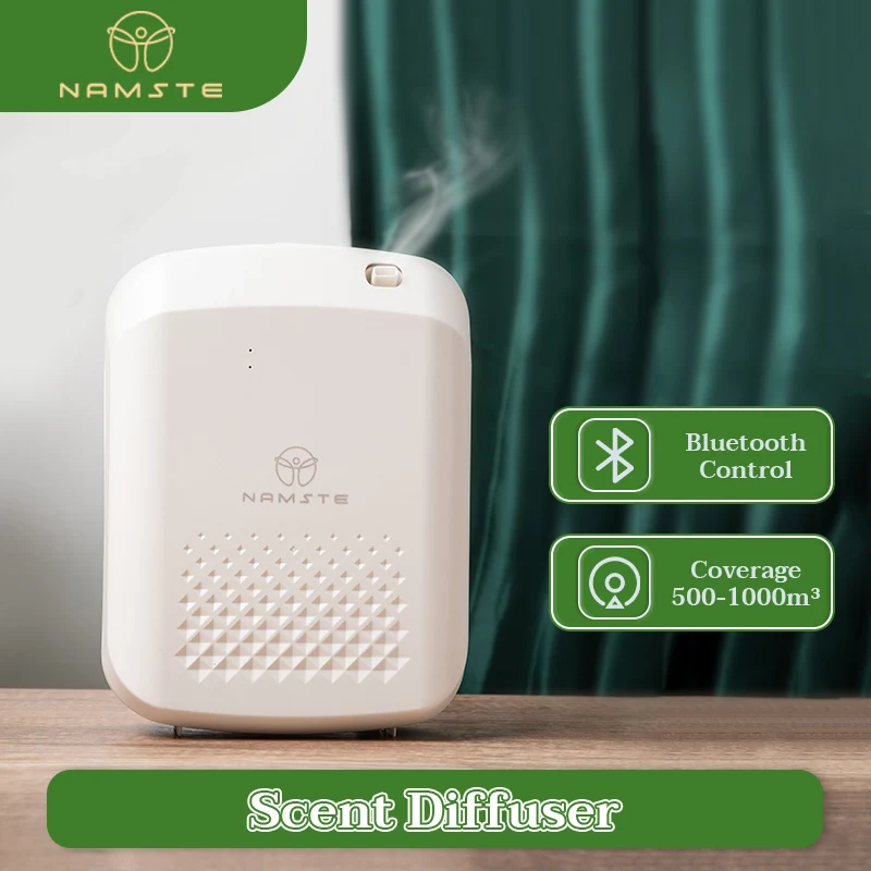 Namste-difusor Elétrico de Óleos Essenciais Controle Bluetooth Inteligente Dispositivo de Fragrância Aromática para Casa e Hotel 400ml
