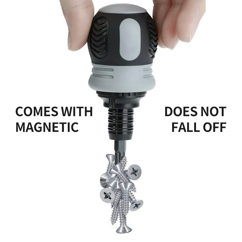 13 In 1 Mini Ratchet Precision Screwdriver Dual-purpose Head Magnetic Telescopic Labor-Saving Hand Tool 5