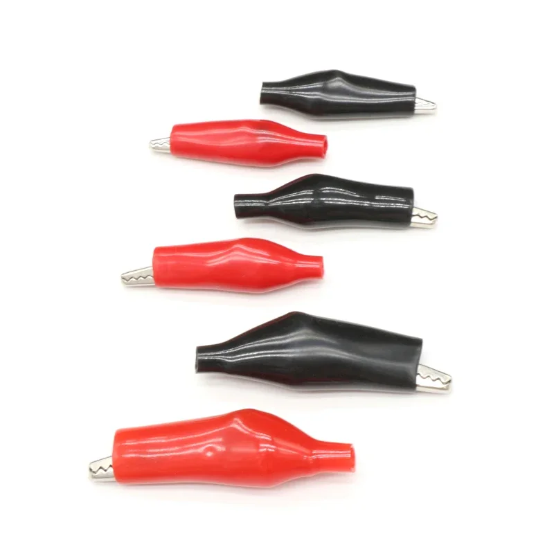 28 35 45mm Metal Alligator Clip G98 Crocodile Electrical Clamps Testing Probe Meter with Plastic Boot Car Auto Battery