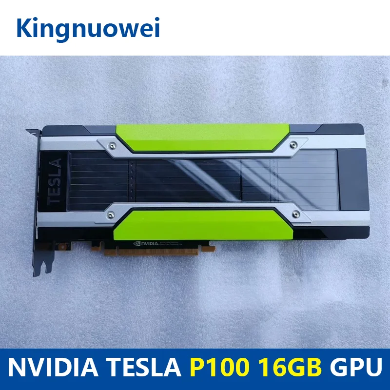 بطاقة رسومات NVIDIA TESLA P100 16G GPU AI للحوسبة التعلم العميق NVIDIA TESLA P100 16G