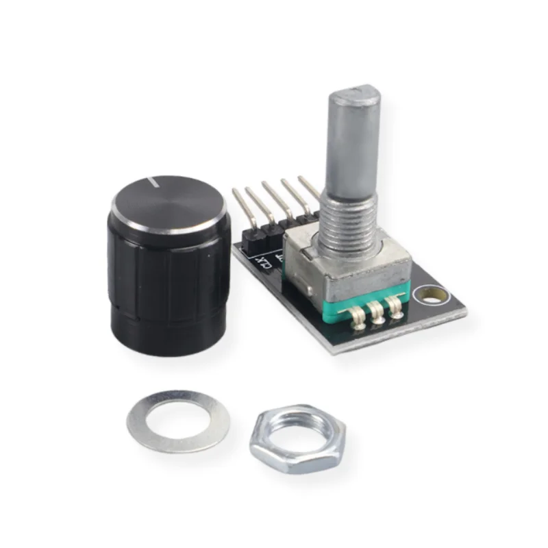 Brandneues KY-040 Drehgebermodul mit Druckknopf, 20 PPR, 5 V, 360 unendliche Drehung für Arduino, Lautstärmenü, Motorsteuerung