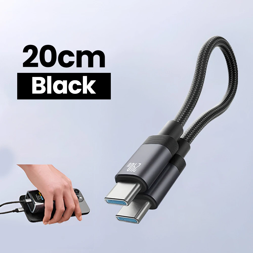 ตัวเลือกสินค้า สายชาร์จ USB-C 240W แม่เหล็กถัก ชาร์จเร็ว สำหรับ iPhone Samsung Huawei