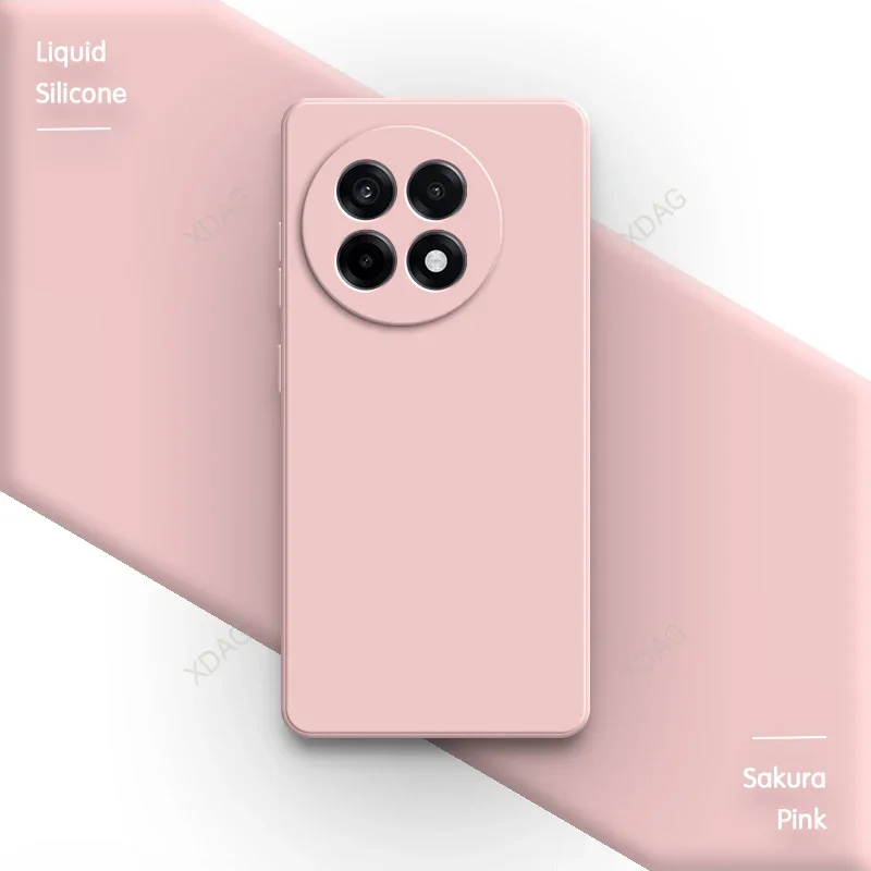 Liquid Silicone Phone Case - Original Soft Fashion Classic Straight Edge Back Cover