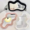 Cloud Shaped Desktop Vertical Makeup Mirror Student Dormitory Bathroom Wall Mounted Mirror Bedroom Living Room Home Decoration 2