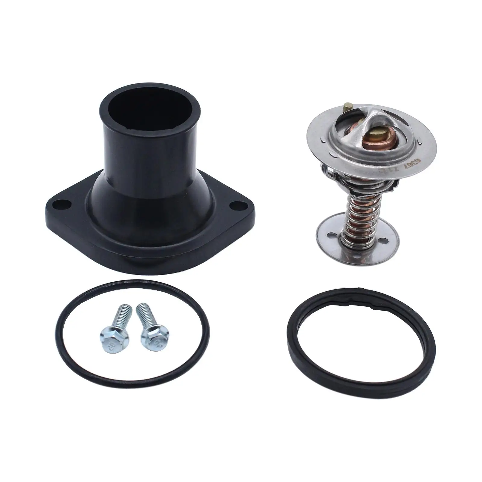 Straight Water Neck Housing W/ Thermostat LS1 LS2 LS7 W/ Bolts O Rings