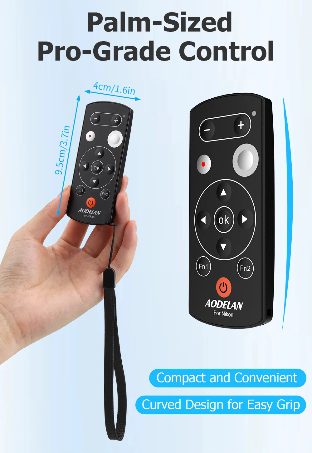 Replace ML-L7 Wireless Bluetooth Camera Remote Control Shutter Release for Z30