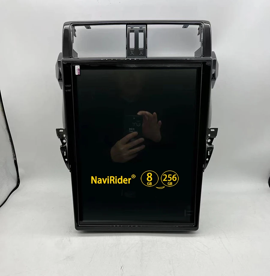 15inch Tesla Screen For Toyota Land Cruiser Prado 150 2014 - 2017 LC150 Car Radi