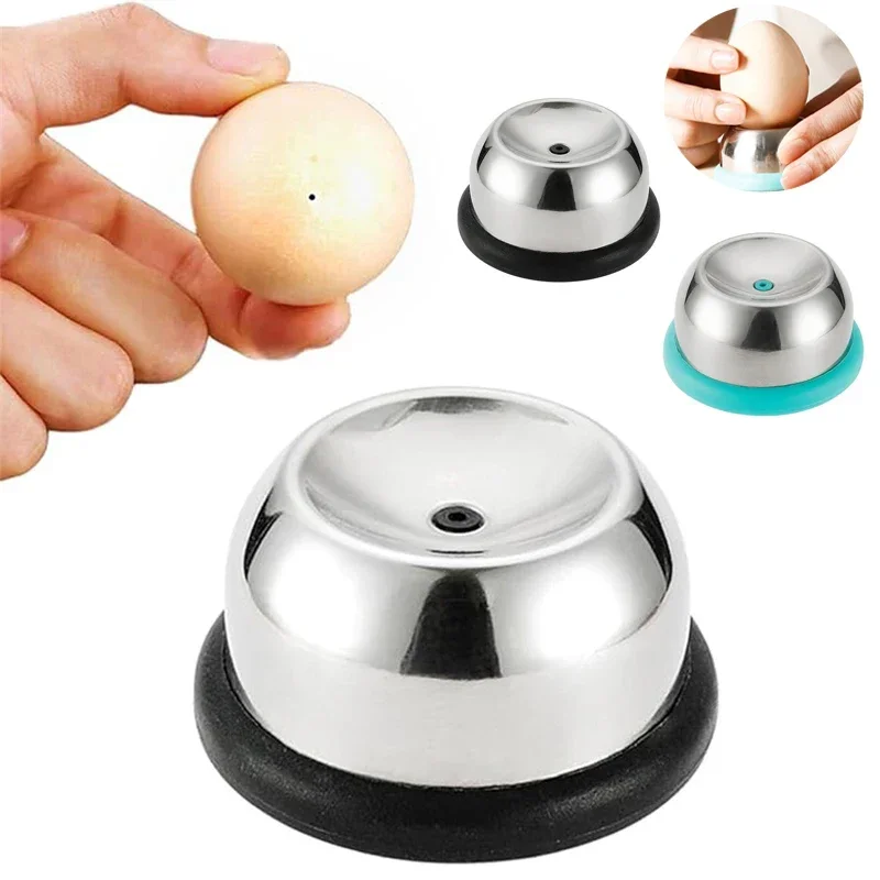 Egg Piercer for Raw Eggs Stainless Steel Needle Punch Eggs Poker Stainless Steel Needle Hole Puncher for Easy Peeling