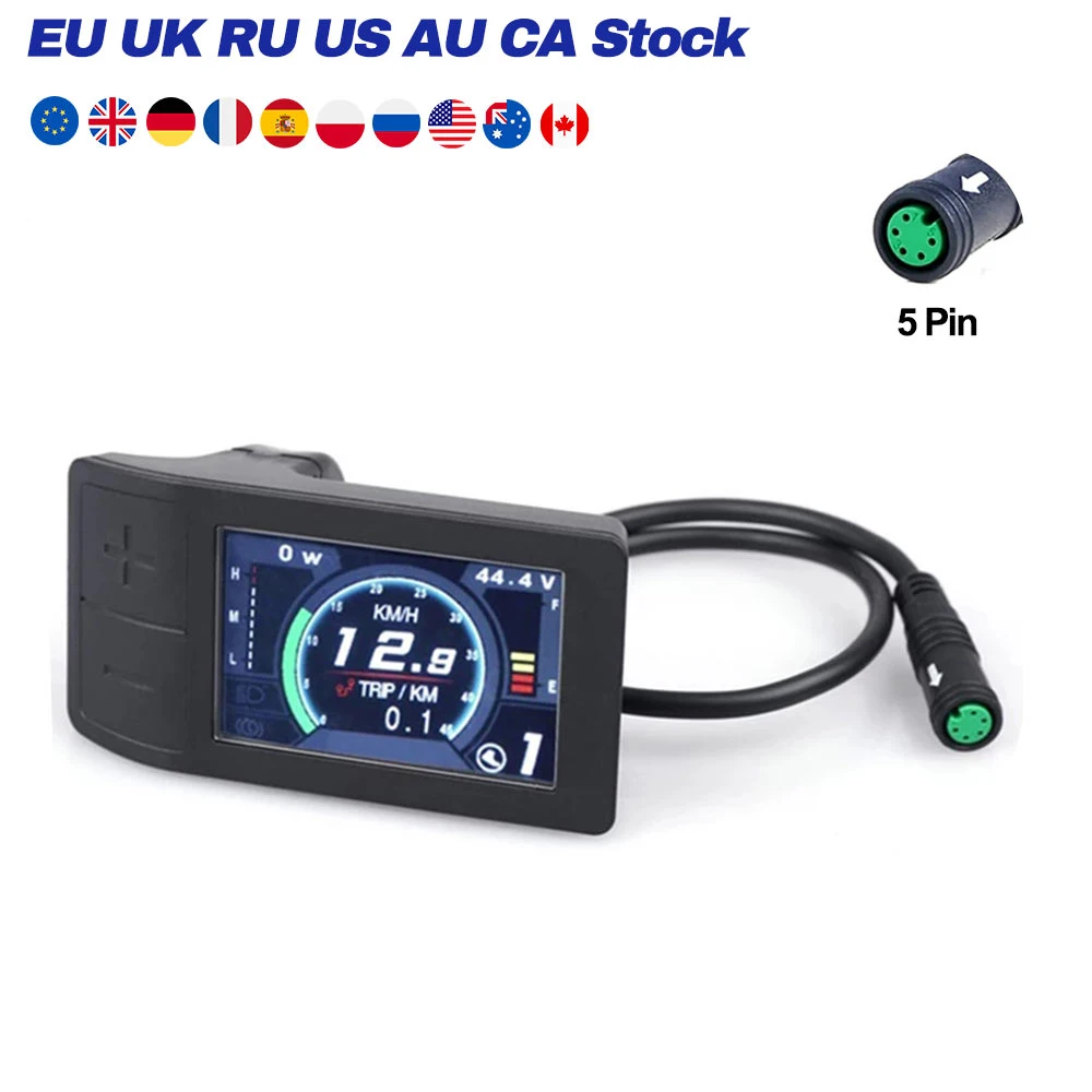 500c 500c-h Ebike Display For Bafang 8fun Bbs01 Bbs02 Bbshd Mid Motor Hub  Motor Kit Parts Electric Bike Speedometer Controller - Electric Bicycle  Accessories - AliExpress