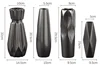 Ceramic Tabletop Flower Vase Handmade Handicrafts Fashion Creativity Black Vase Study Hallway Home Wedding Decoration 6
