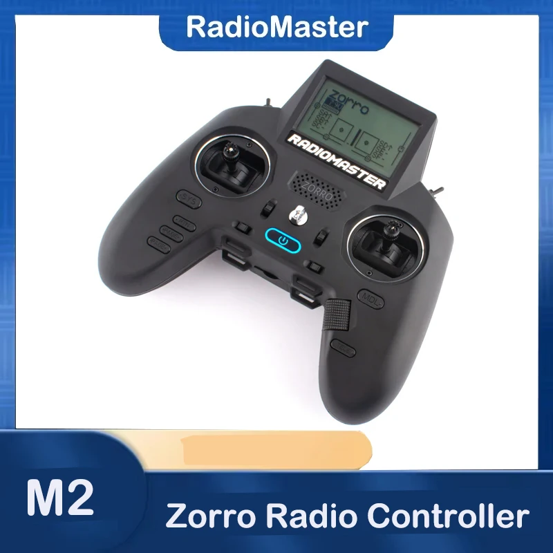 Détail du module ELRS 2.4GHz de la RadioMaster Zorro, avec indicateur de puissance 22dBm.