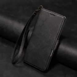 Luxurious Leather RFID Anti - Theft Flip Wallet Case for Huawei Nova Y70 (C5 - Black)