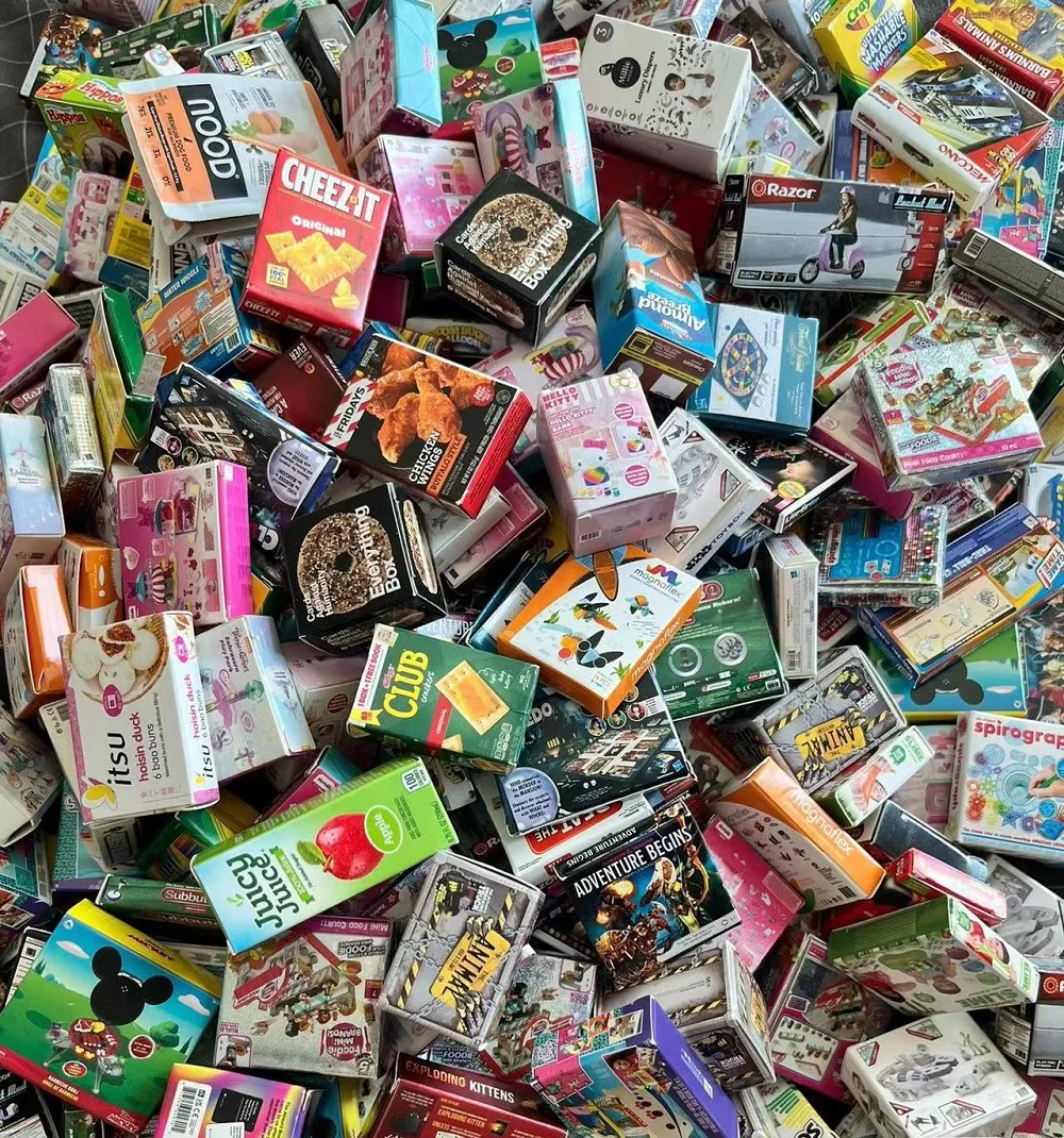 A Lot Of Different Styles Mini Empty Carton Mini Fake Toys mini Supermarket toys Carton Surprise  Mini Brands Fun Kids Gifts 2