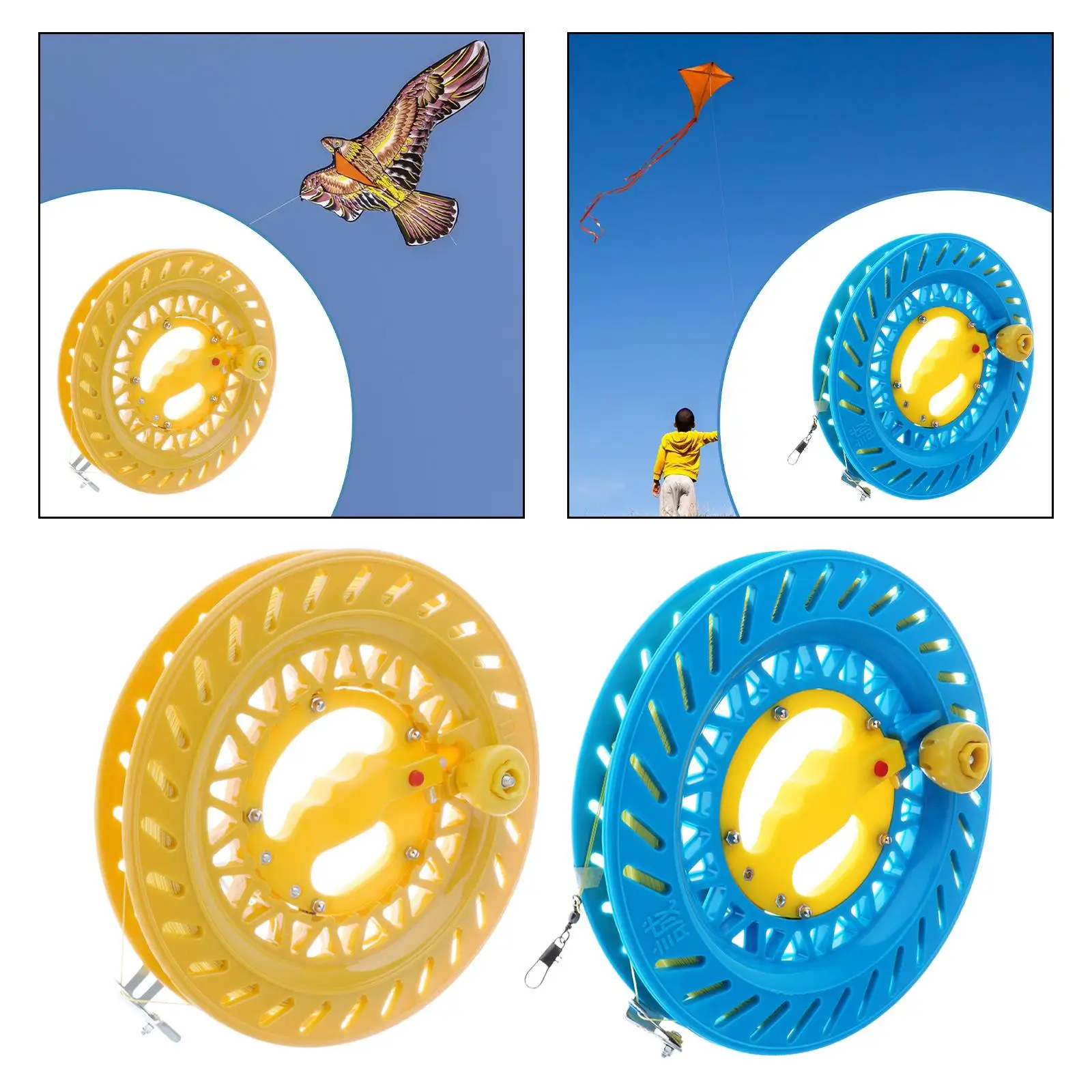 Kite Line String Winder Kite Accessories Outdoor with 700M Kite String Kite String with Reel for Yard Women Lawn Picnic Travel