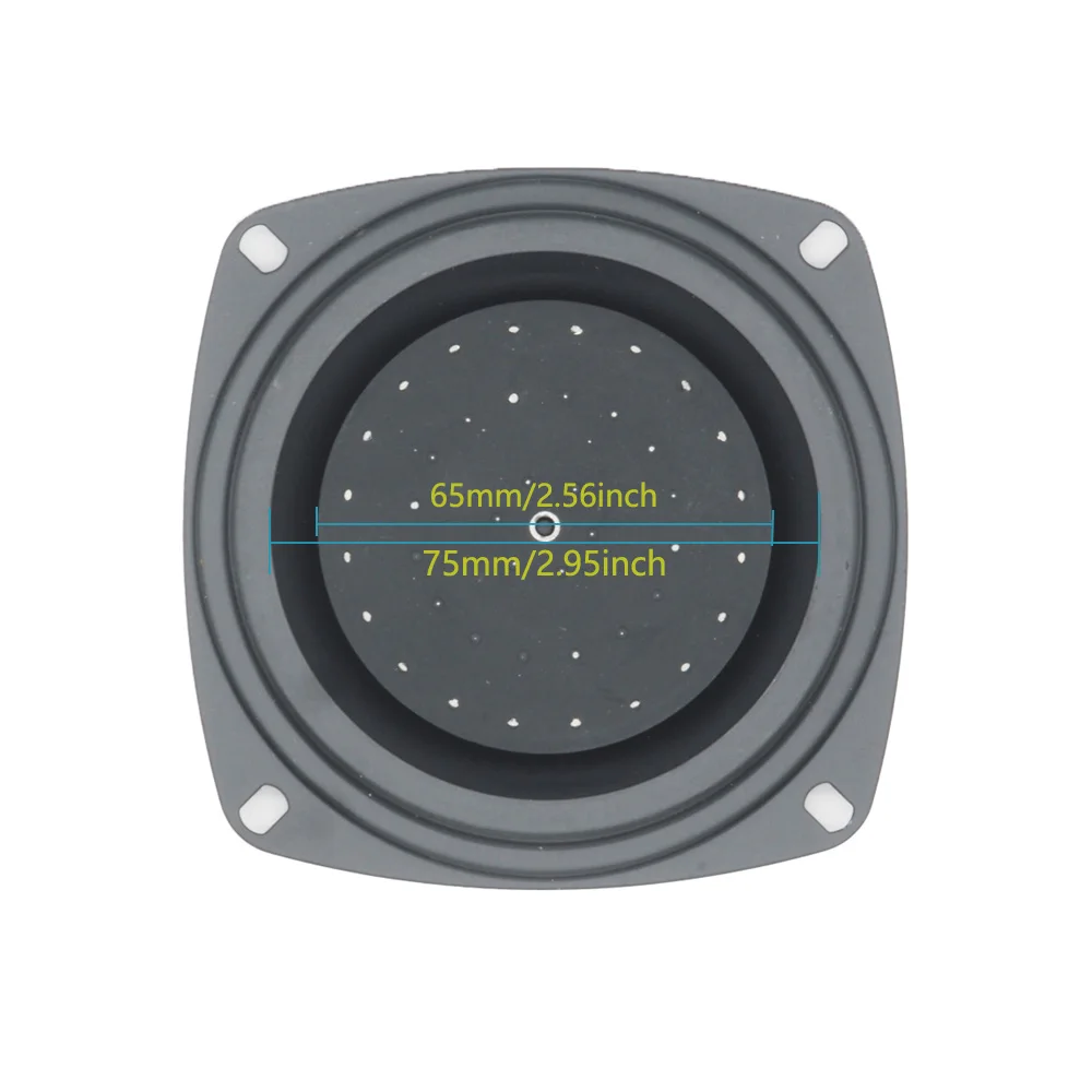 1/2pcs 105 MM 4 Inch Bass Radiator Speaker Diaphragm Auxiliary Woofer Vibration Membrane Passive Radiator Bluetooth Speaker DIY Wireless Bluetooth Speaker Portable Bluetooth Speaker Audio Speakers Portable Speakers