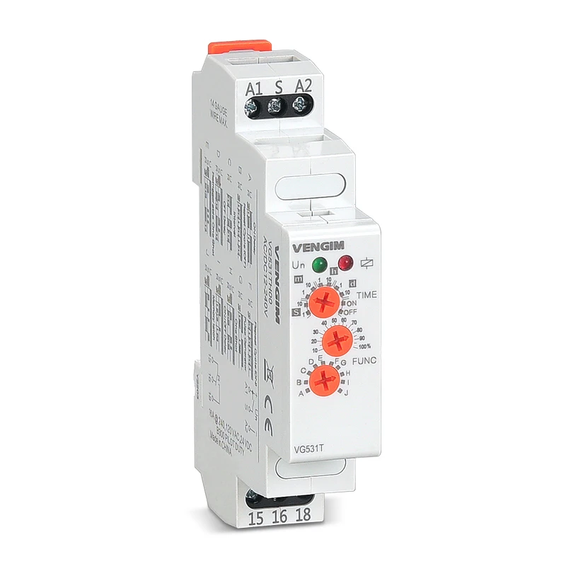 Timer Elettrico 220V Con Ritardo Regolabile - Modulo Per Aspiratori, Luci E Elettrodomestici