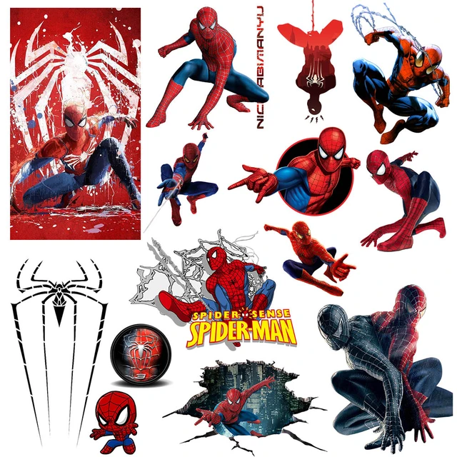 Marvel Spiderman Iron on Kids Patches for Clothing Parches Termoadesivos  Para Ropa Diy Appliques for Clothing Personalise