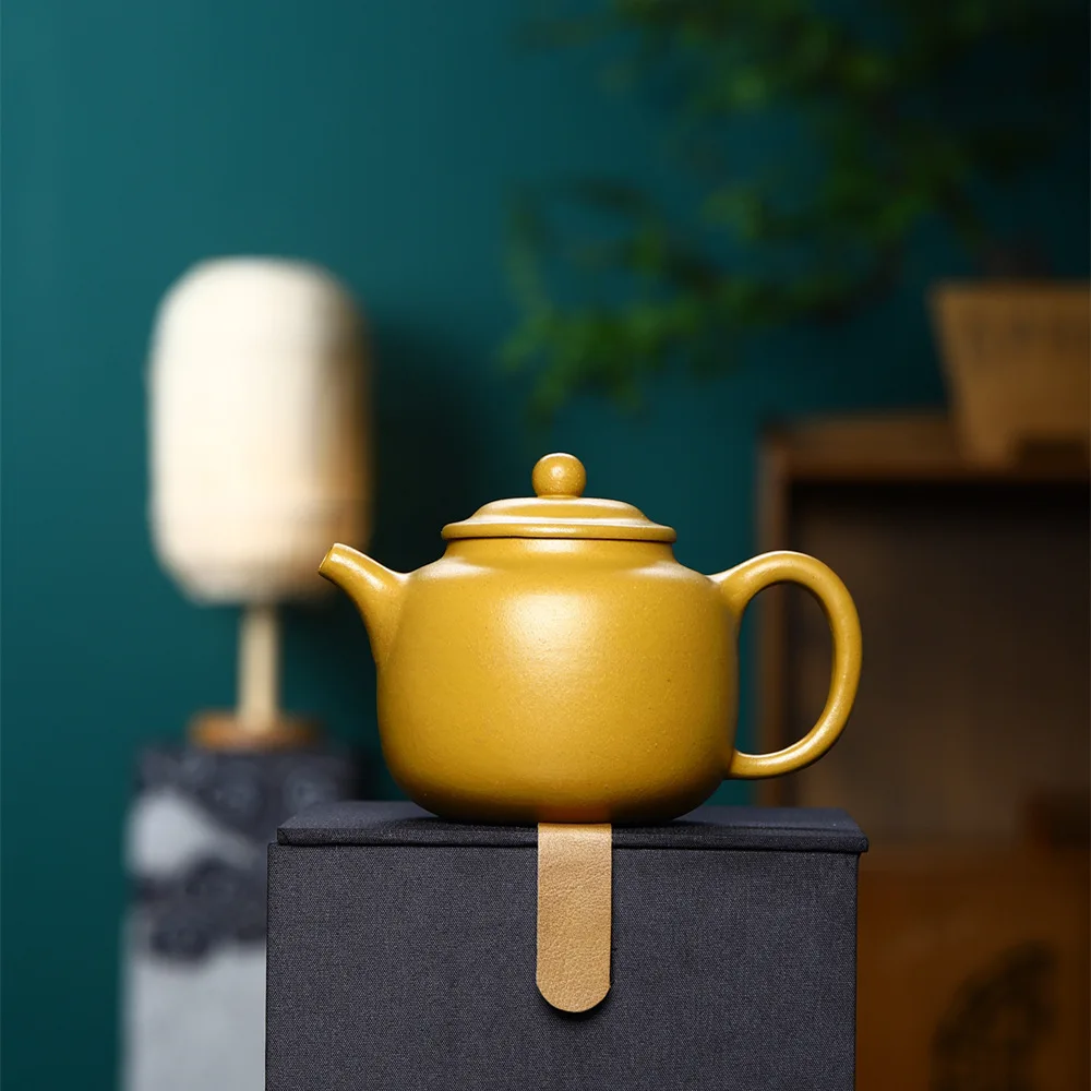 

Высококачественный чайник из исинской фиолетовой глины объемом 300 куб. См, знаменитый чайник ручной работы с маленькой вместимостью Xishi, китайский чайный набор сырой руды Zisha