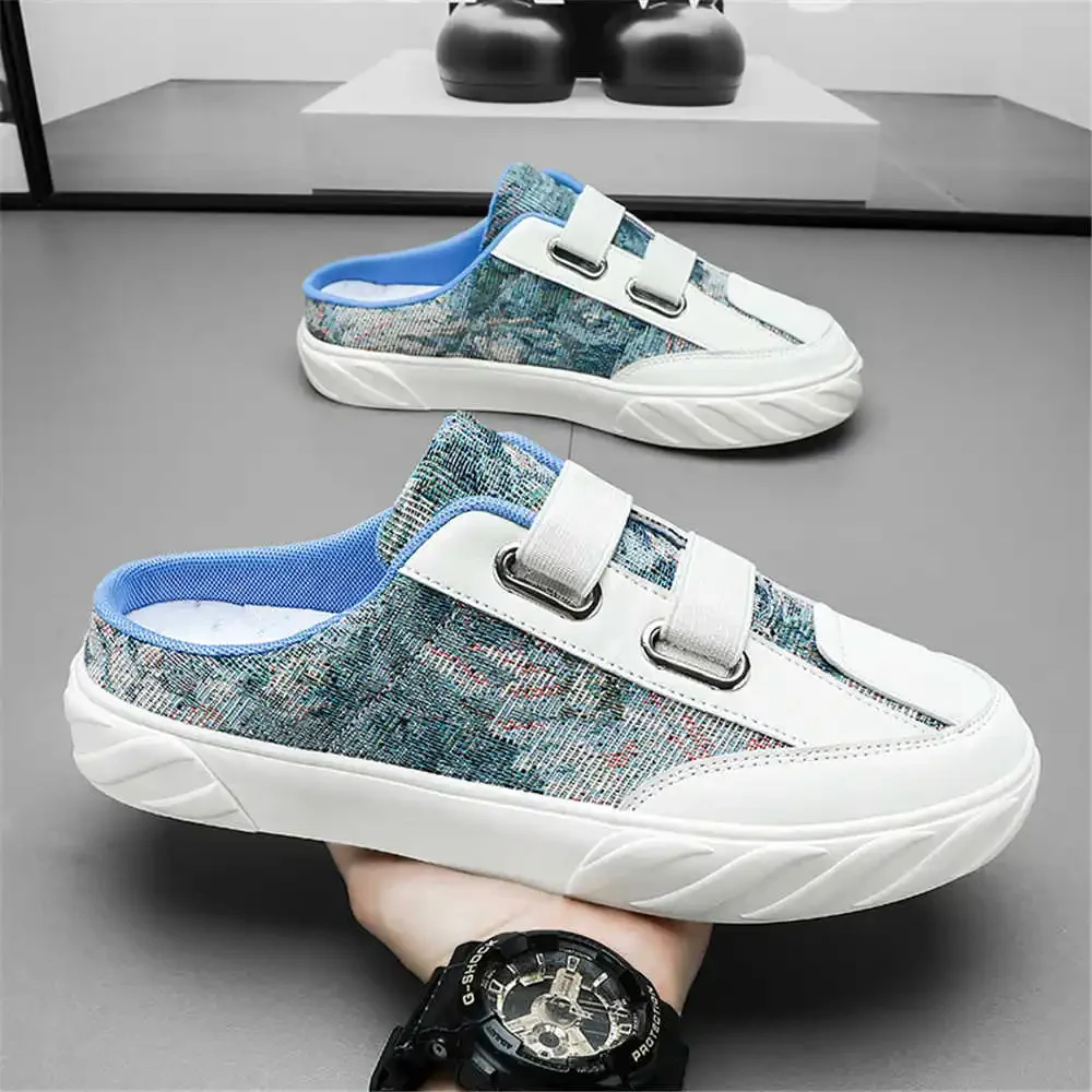 남아용 패턴 혼합 색상 스포츠 신발, 마사지 슬리퍼, 남성용 샌들, 오렌지 스니커즈, 운동, 뉴 시즌, 드롭 배송 