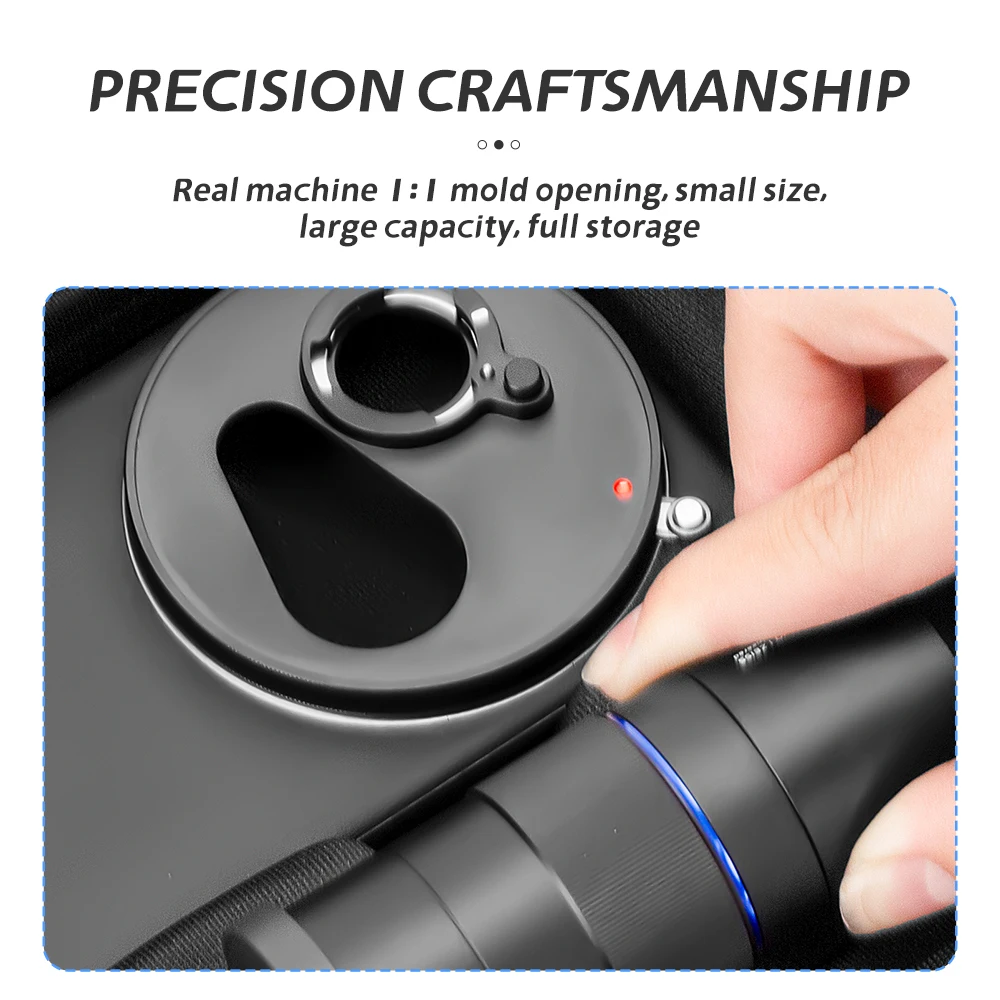 XFJI Storage Bag Case PU Leather Drop-resistant Hard Shell Travel