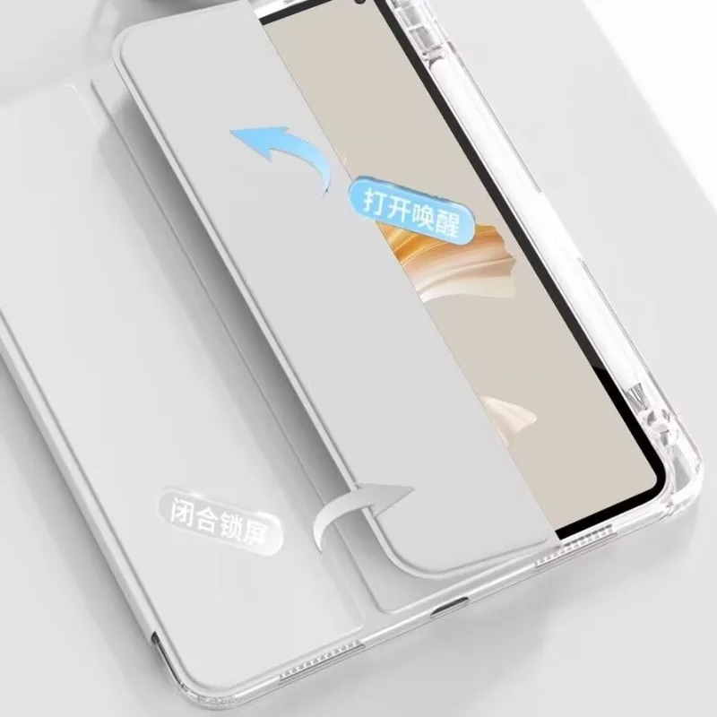 Enhanced Tablet Smart Cover with Pen Slot and Foldable Stand