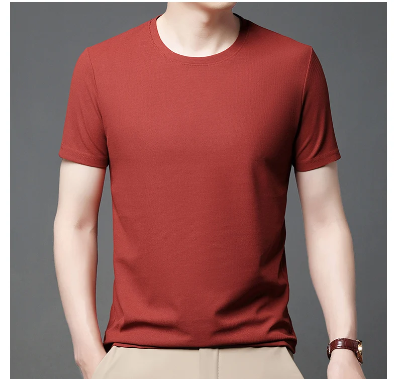 Matériaux premium du t-shirt gaufré PlatiNum pour homme