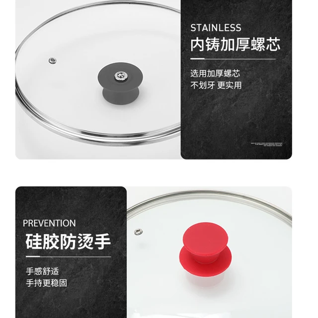 Bouton de couvercle de casserole universel en Silicone, 1 pièce, poignée de  remplacement de couvercle d'ustensile de cuisine - AliExpress