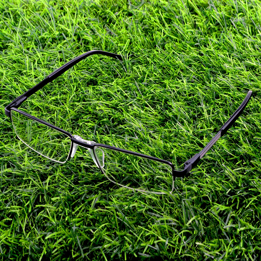 

Titanium Alloy Half-rim Allergy Free Comfort Nose Pads Optical Glasses Frame Eyeglasses Eyeframe Eyewear