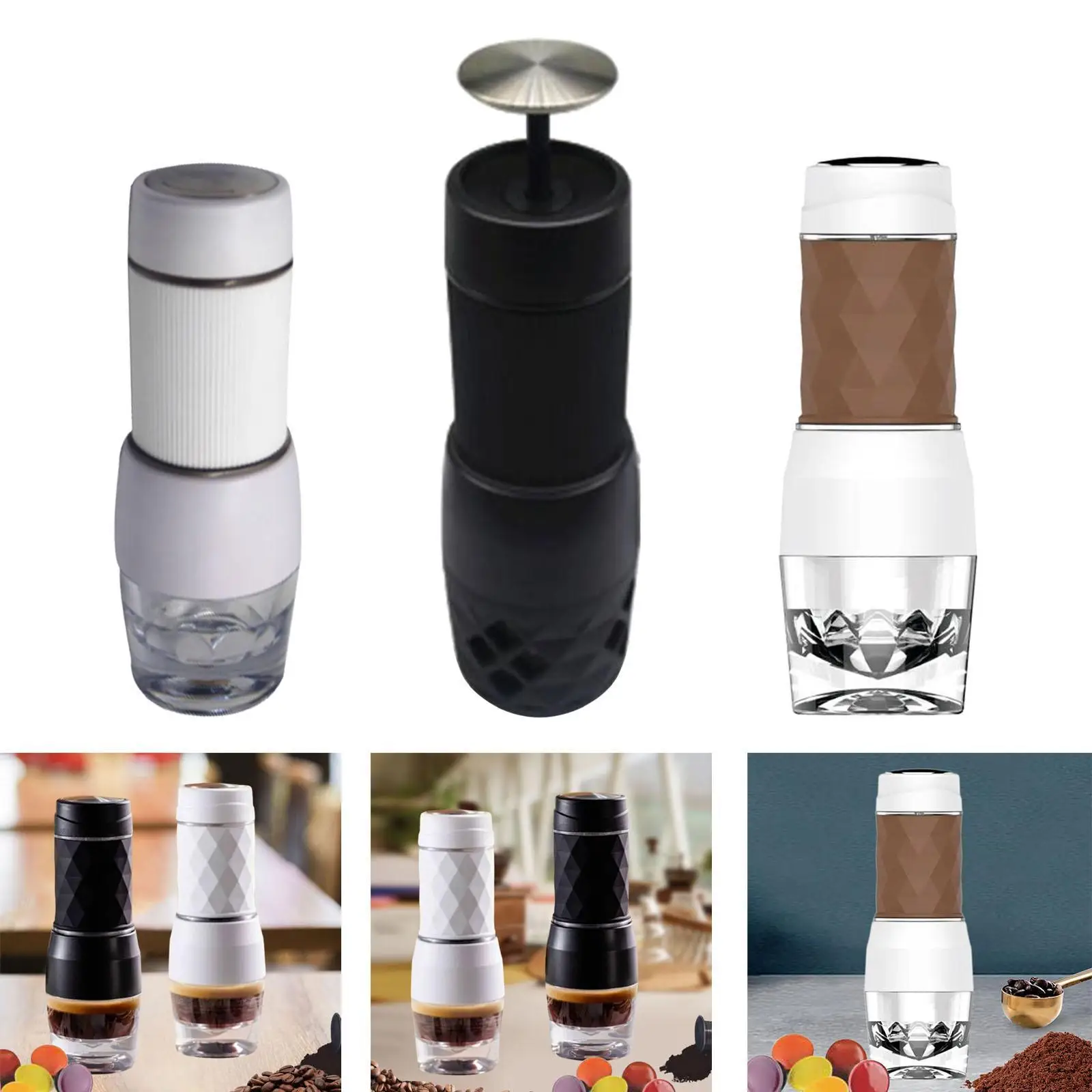 Hand Press Tool Coffee Maker,Coffee Presser Gift, Portable Machine Tool,Tea Maker,Coffee Pot Tea Press for Kitchen,Camping 4