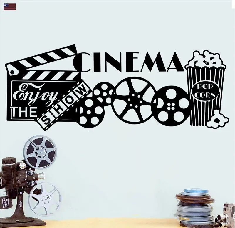 Cinema Wall Stickers Home Theater Decoration