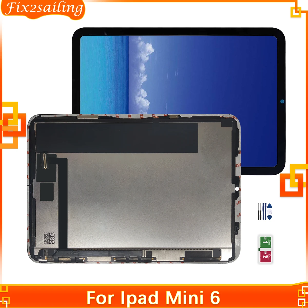 9.7 Lcd For Apple Ipad 6 Air 2 A1567 A1566 9.7'' 100% Aaa+ Grade Lcd  Display Touch Screen Digitizer Assembly Replacement - Tablet Lcds & Panels  - AliExpress