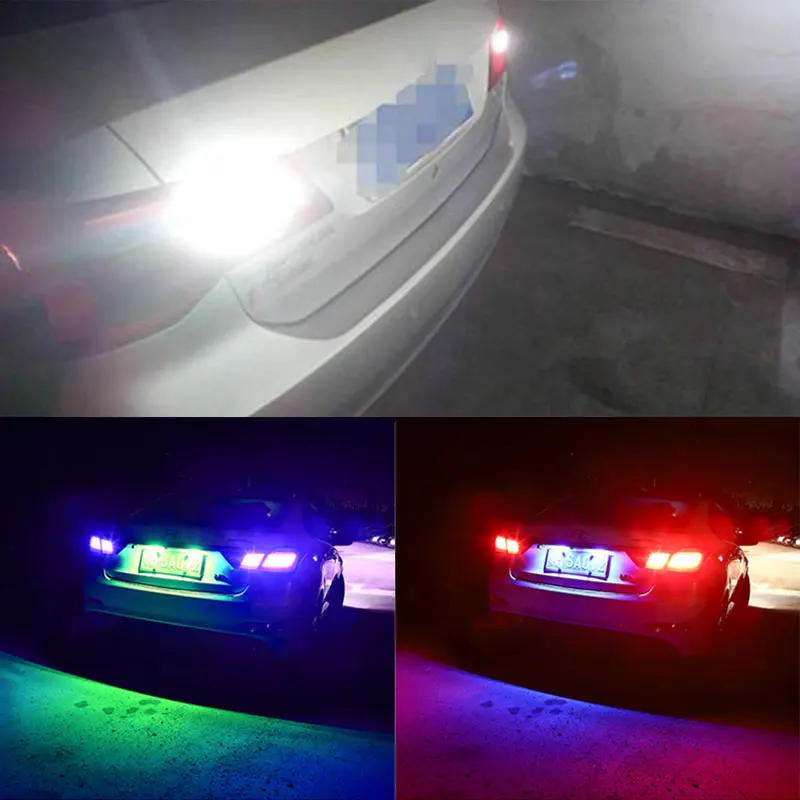 LED Ʈκ ÷ Ʈ, 극ũ ũ Ʈ, LED P21/5W , 5730 3SMD ڵ 극ũ  Ʈ, BA15S LED BAY15D 1157 T20 7443, 2 