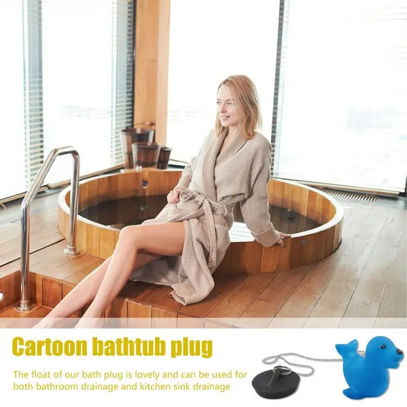 Set di 4 tappi universali in gomma per vasca da bagno con anello di sospensione per vasca da bagno, cucina e bagno, da 25 a 28 mm | Leroy Merlin