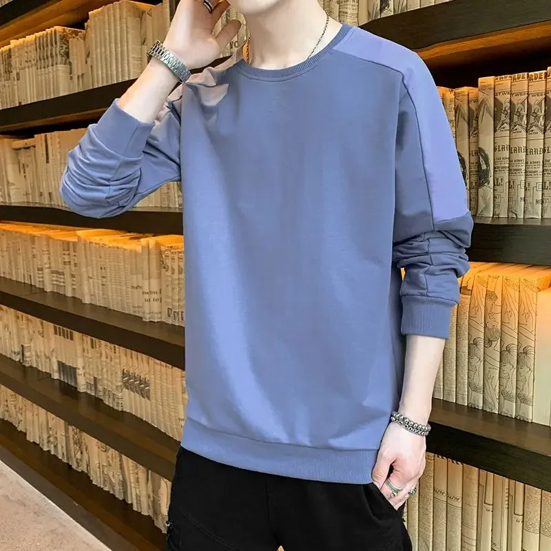 thumbnail image 1 of Camisetas para hombre, ropa a rayas, jersey liso, camisetas de invierno de poliéster para hombre, sudaderas japonesas de una pieza con citas estéticas XL, 1 of 5