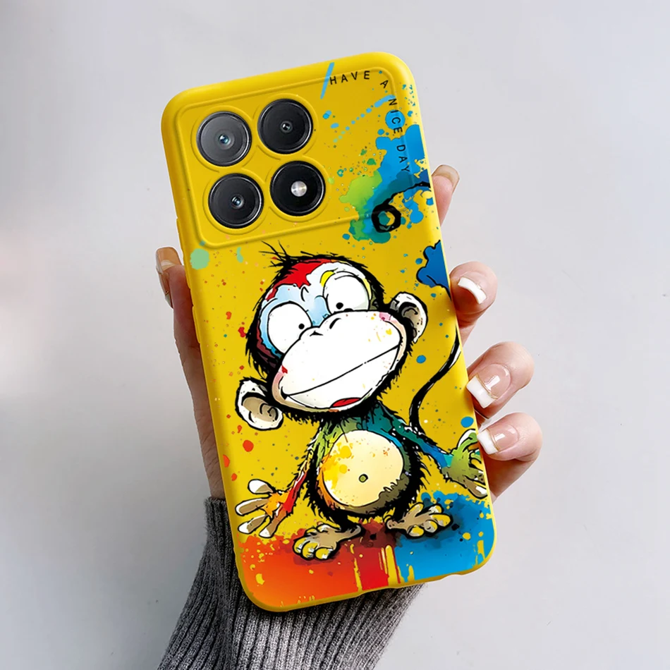 Cute Cartoon Cat & Frog Soft TPU Phone Case - Protective Bumper Cover