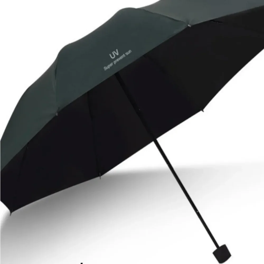 Folding Umbrella Travel Portable Mini Sun & Rain Folding Anti UV Umbrella Compact Umbrella Car Lightweight UV Protection Windproof