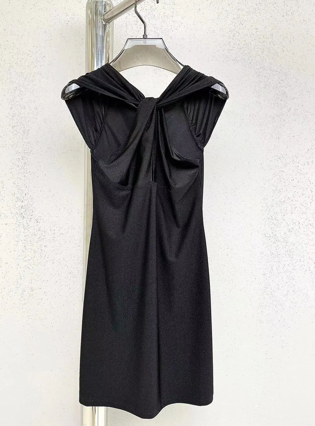 

HIGH QUALITY Newest 2022 Holiday Fashion Runway Sexy Black Slid Women's Sleeveless A-Line Sexy Hot Sale Dress
