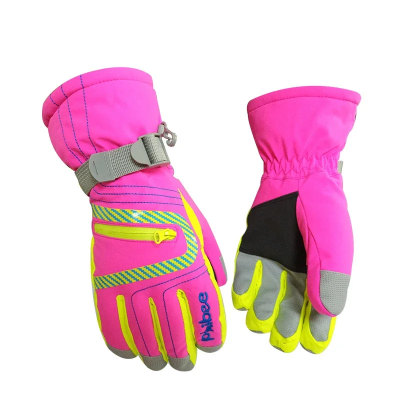Warm Man Snow Mittens Mountain Sport Boy Glove Fleece Women Ski Gloves Winter Waterproof Skiers Mitten Snowboard Clothes