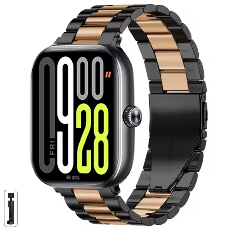 Stainless Steel Adjustable Metal Watch Strap Bracelet