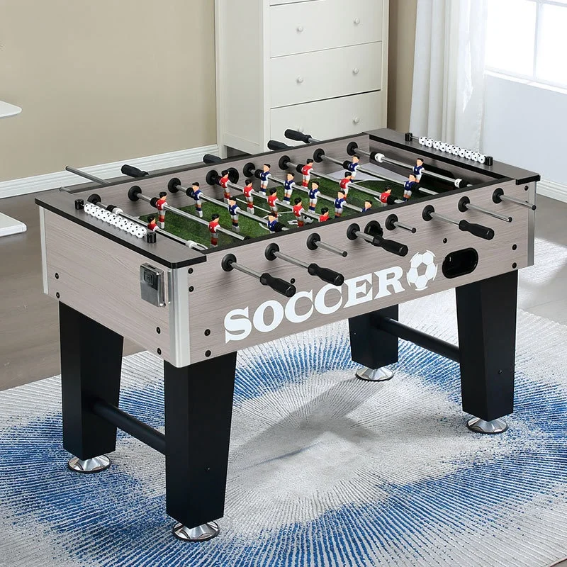 Indoor Football Machine Large Adult Table Football Table Solid Wood Multi-Layer Board Wood Color Leisure entertainment equipment