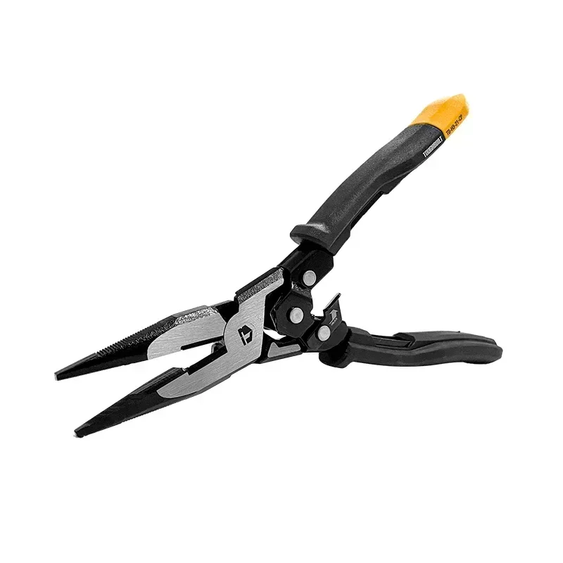 TOUGHBUILD TB-H3-21-CP 9-inch labor-saving pointed nose pliers with reset spring pointed nose pliers sturdy hand tool 4