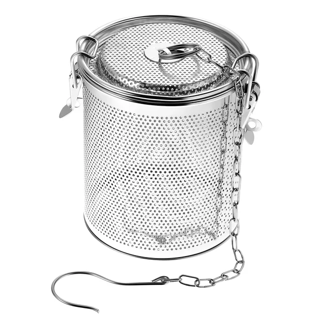 Hálószűrő Tea Infuser Kereskedelmi Fűszerlabda Meredekebb Szűrők Laza Sörfőzde