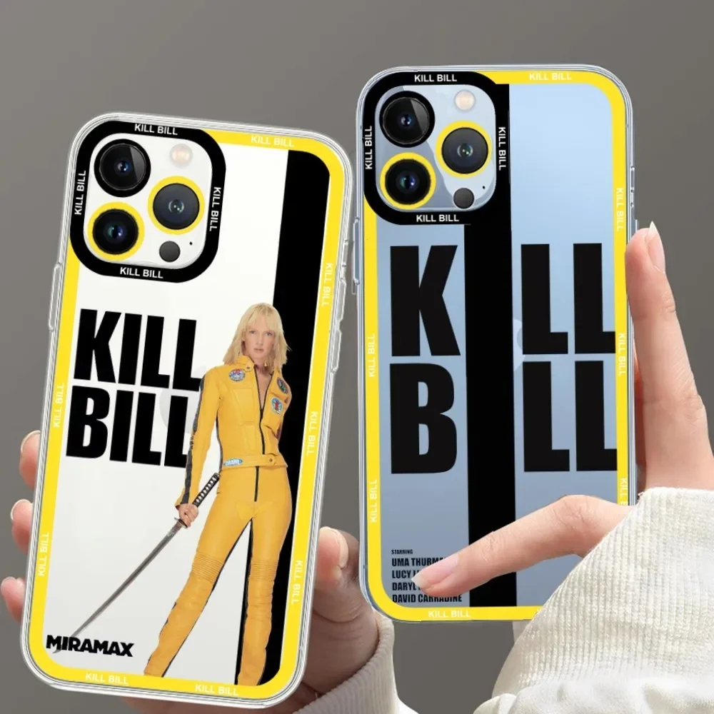 Custodia Per Telefono Kill Bill Movie Per Iphone 11 12 Mini 13 14 Pro Max Custodia Trasparente
