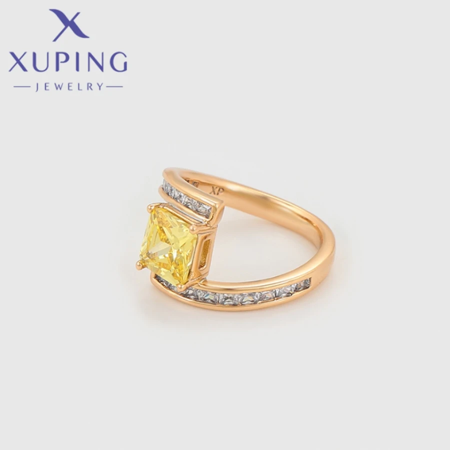 Xuping Jewelry New Hot Exquisite Fashion Popular Gold Color Rings for Women Schoolgirl Unique Christmas Wedding Gifts X000711057