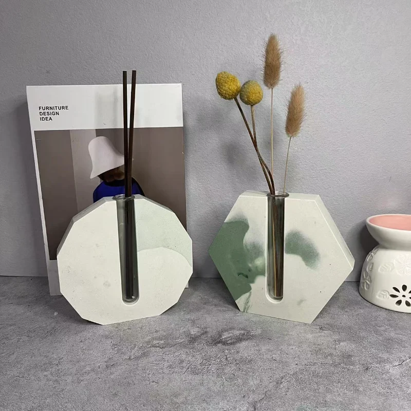 DIY Hydroponique Vase Silicone Mould Used for Flower Cultivation Tube