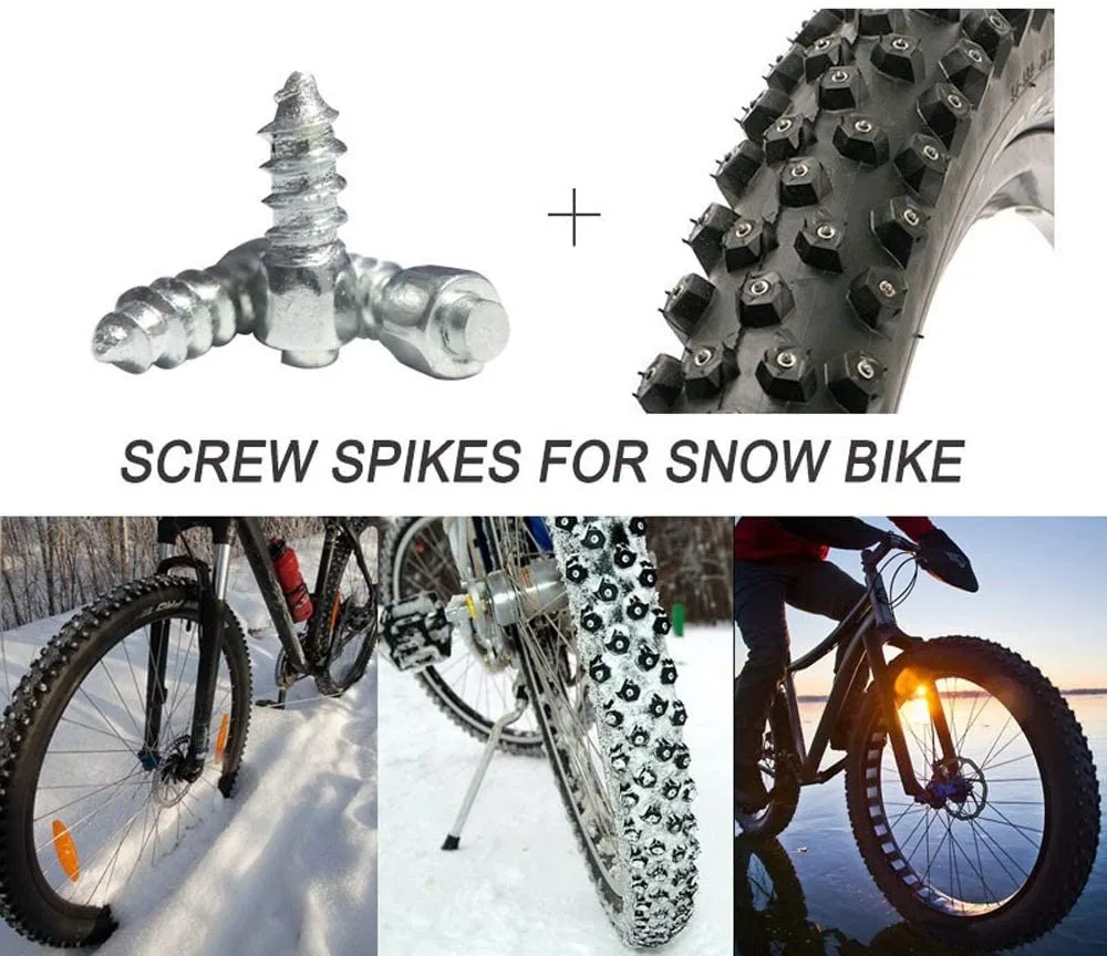 Wheel Tyre Studs 100Pcs Car Tire Studs Anti-Slip Screws Nails for Auto Motorcycle Bike Truck Off-road Tyre Anti-ice