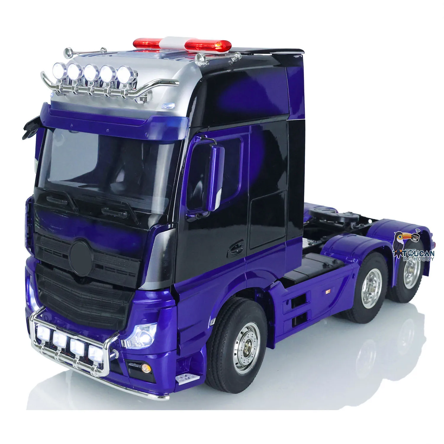 TOUCAN 1/14 RC Topline Tractor Truck 6x4 for Remote Control Car RTR Painted Assembled Model Toy THZH1385 4