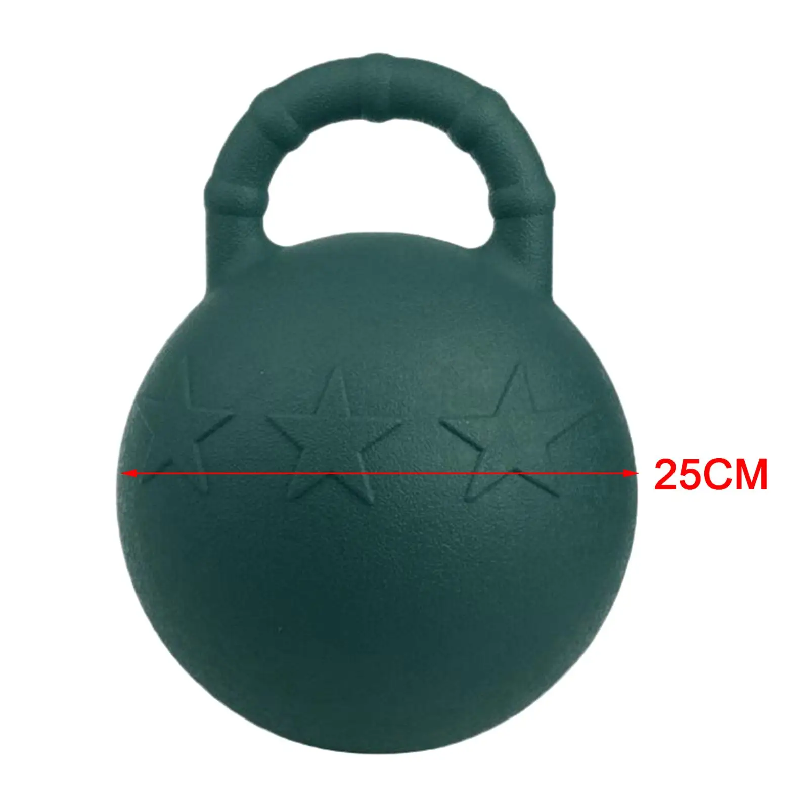 Equine Play Ball Anti Burst 25cm Horse Dogs Soccer Ball Herding with Handle 6